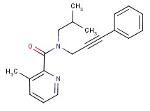 N-isobutyl-3-methyl-N-(3-phenylprop-2-yn-1-yl)pyridine-2-carboxamide