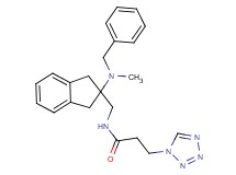 N-({2-[benzyl(methyl)amino]-2,3-dihydro-1H-inden-2-yl}methyl)-3-(1H-tetrazol-1-yl)propanamide
