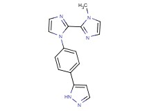 1-methyl-1'-[4-(1H-pyrazol-5-yl)phenyl]-1H,1'H-2,2'-biimidazole