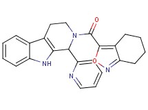 1-pyridin-2-yl-2-(4,5,6,7-tetrahydro-2,1-benzisoxazol-3-ylcarbonyl)-2,3,4,9-tetrahydro-1H-beta-carboline
