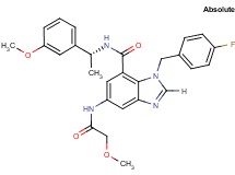 1-(4-fluorobenzyl)-5-[(methoxyacetyl)amino]-N-[(1R)-1-(3-methoxyphenyl)ethyl]-1H-benzimidazole-7-carboxamide