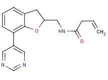 N-{[7-(5-pyrimidinyl)-2,3-dihydro-1-benzofuran-2-yl]methyl}-3-butenamide