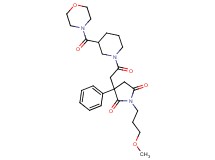 1-(3-methoxypropyl)-3-{2-[3-(4-morpholinylcarbonyl)-1-piperidinyl]-2-oxoethyl}-3-phenyl-2,5-pyrrolidinedione