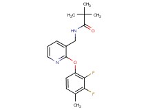 N-{[2-(2,3-difluoro-4-methylphenoxy)pyridin-3-yl]methyl}-2,2-dimethylpropanamide