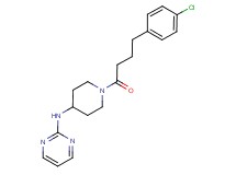 N-{1-[4-(4-chlorophenyl)butanoyl]-4-piperidinyl}-2-pyrimidinamine