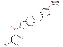 ((1R)-1-{[2-(4-methoxybenzyl)-5,7-dihydro-6H-pyrrolo[3,4-d]pyrimidin-6-yl]carbonyl}-3-methylbutyl)amine