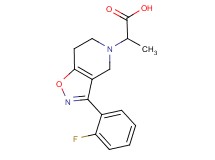2-[3-(2-fluorophenyl)-6,7-dihydroisoxazolo[4,5-c]pyridin-5(4H)-yl]propanoic acid