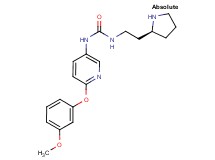 N-[6-(3-methoxyphenoxy)-3-pyridinyl]-N'-{2-[(2S)-2-pyrrolidinyl]ethyl}urea hydrochloride