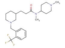 N-methyl-N-(1-methyl-4-piperidinyl)-3-{1-[2-(trifluoromethyl)benzyl]-3-piperidinyl}propanamide