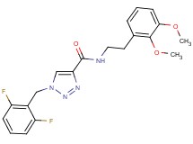 1-(2,6-difluorobenzyl)-N-[2-(2,3-dimethoxyphenyl)ethyl]-1H-1,2,3-triazole-4-carboxamide