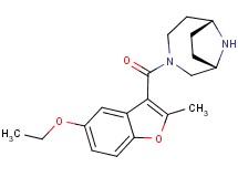 rel-(1S,6R)-3-[(5-ethoxy-2-methyl-1-benzofuran-3-yl)carbonyl]-3,9-diazabicyclo[4.2.1]nonane hydrochloride