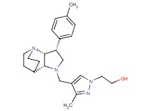 2-(3-methyl-4-{[(3R*,3aR*,7aR*)-3-(4-methylphenyl)hexahydro-4,7-ethanopyrrolo[3,2-b]pyridin-1(2H)-yl]methyl}-1H-pyrazol-1-yl)ethanol