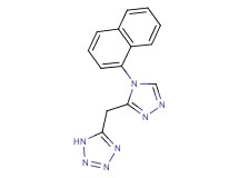 5-{[4-(1-naphthyl)-4H-1,2,4-triazol-3-yl]methyl}-1H-tetrazole