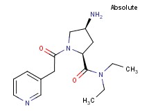(2S,4S)-4-amino-N,N-diethyl-1-(pyridin-3-ylacetyl)pyrrolidine-2-carboxamide