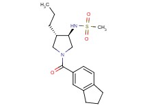 N-[(3R*,4S*)-1-(2,3-dihydro-1H-inden-5-ylcarbonyl)-4-propyl-3-pyrrolidinyl]methanesulfonamide