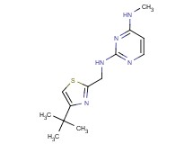 N~2~-[(4-tert-butyl-1,3-thiazol-2-yl)methyl]-N~4~-methylpyrimidine-2,4-diamine