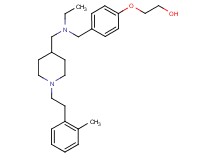 2-(4-{[ethyl({1-[2-(2-methylphenyl)ethyl]-4-piperidinyl}methyl)amino]methyl}phenoxy)ethanol