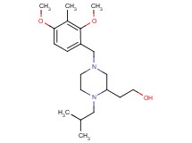 2-[4-(2,4-dimethoxy-3-methylbenzyl)-1-isobutyl-2-piperazinyl]ethanol