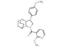 (3R*,3aR*,7aR*)-3-(4-methoxyphenyl)-1-[(2-methoxypyridin-3-yl)carbonyl]octahydro-4,7-ethanopyrrolo[3,2-b]pyridine