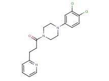 1-(3,4-dichlorophenyl)-4-[3-(2-pyridinyl)propanoyl]piperazine