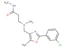 3-[{[2-(3-chlorophenyl)-5-methyl-1,3-oxazol-4-yl]methyl}(methyl)amino]-N-methylpropanamide