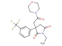 1-ethyl-3-[2-(4-morpholinyl)-2-oxoethyl]-3-[3-(trifluoromethyl)phenyl]-2,5-pyrrolidinedione
