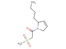 2-butyl-1-[(methylsulfonyl)acetyl]-2,5-dihydro-1H-pyrrole