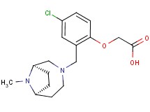 (4-chloro-2-{[(1R*,6S*)-9-methyl-3,9-diazabicyclo[4.2.1]non-3-yl]methyl}phenoxy)acetic acid