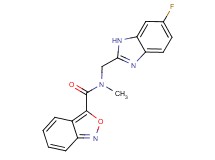 N-[(6-fluoro-1H-benzimidazol-2-yl)methyl]-N-methyl-2,1-benzisoxazole-3-carboxamide