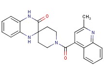 1-[(2-methyl-4-quinolinyl)carbonyl]-1',4'-dihydro-3'H-spiro[piperidine-4,2'-quinoxalin]-3'-one