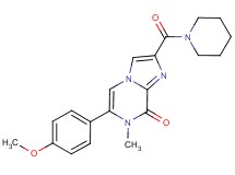 6-(4-methoxyphenyl)-7-methyl-2-(piperidin-1-ylcarbonyl)imidazo[1,2-a]pyrazin-8(7H)-one