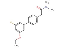 2-(3'-ethoxy-5'-fluorobiphenyl-4-yl)-N,N-dimethylacetamide