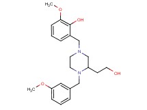2-{[3-(2-hydroxyethyl)-4-(3-methoxybenzyl)-1-piperazinyl]methyl}-6-methoxyphenol
