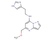 N-[2-(1H-imidazol-4-yl)ethyl]-5-(methoxymethyl)pyrazolo[1,5-a]pyrimidin-7-amine