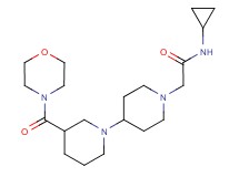 N-cyclopropyl-2-[3-(morpholin-4-ylcarbonyl)-1,4'-bipiperidin-1'-yl]acetamide
