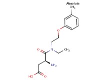 (3S)-3-amino-4-{ethyl[2-(3-methylphenoxy)ethyl]amino}-4-oxobutanoic acid