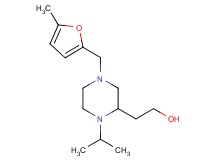 2-{1-isopropyl-4-[(5-methyl-2-furyl)methyl]-2-piperazinyl}ethanol