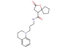 N-[3-(3,4-dihydroquinolin-1(2H)-yl)propyl]-2-oxo-1-oxaspiro[4.4]nonane-4-carboxamide
