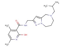 2-hydroxy-N-[(5-isobutyl-5,6,7,8-tetrahydro-4H-pyrazolo[1,5-a][1,4]diazepin-2-yl)methyl]-4,6-dimethylnicotinamide