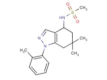 N-[6,6-dimethyl-1-(2-methylphenyl)-4,5,6,7-tetrahydro-1H-indazol-4-yl]methanesulfonamide
