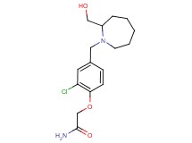 2-(2-chloro-4-{[2-(hydroxymethyl)azepan-1-yl]methyl}phenoxy)acetamide