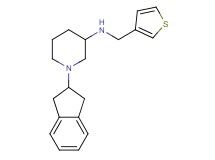1-(2,3-dihydro-1H-inden-2-yl)-N-(3-thienylmethyl)-3-piperidinamine