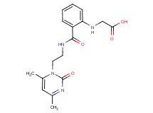 {[2-({[2-(4,6-dimethyl-2-oxopyrimidin-1(2H)-yl)ethyl]amino}carbonyl)phenyl]amino}acetic acid