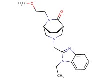 (1S*,5R*)-3-[(1-ethyl-1H-benzimidazol-2-yl)methyl]-6-(2-methoxyethyl)-3,6-diazabicyclo[3.2.2]nonan-7-one