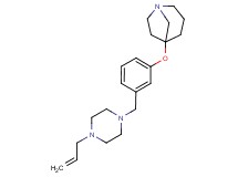 5-{3-[(4-allylpiperazin-1-yl)methyl]phenoxy}-1-azabicyclo[3.2.1]octane