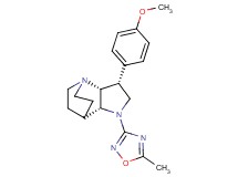(3R*,3aR*,7aR*)-3-(4-methoxyphenyl)-1-(5-methyl-1,2,4-oxadiazol-3-yl)octahydro-4,7-ethanopyrrolo[3,2-b]pyridine