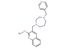 2-methoxy-3-{[4-(4-pyridinylmethyl)-1,4-diazepan-1-yl]methyl}quinoline
