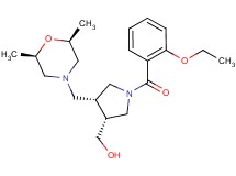 [(3R*,4R*)-4-{[(2R*,6S*)-2,6-dimethylmorpholin-4-yl]methyl}-1-(2-ethoxybenzoyl)pyrrolidin-3-yl]methanol