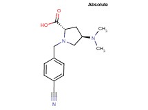 (2S,4R)-1-(4-cyanobenzyl)-4-(dimethylamino)pyrrolidine-2-carboxylic acid