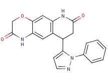 9-(1-phenyl-1H-pyrazol-5-yl)-8,9-dihydro-1H-[1,4]oxazino[3,2-g]quinoline-2,7(3H,6H)-dione